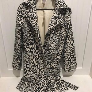 Belted, rain jacket, Chico’s